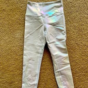 Zyia active white unicorn luxe leggings. Size 2-
